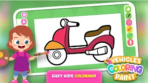 Cars Coloring Games & Paint Screenshot 3