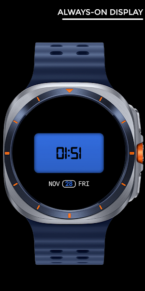 Night 130 - Digital Watch Face Screenshot 2
