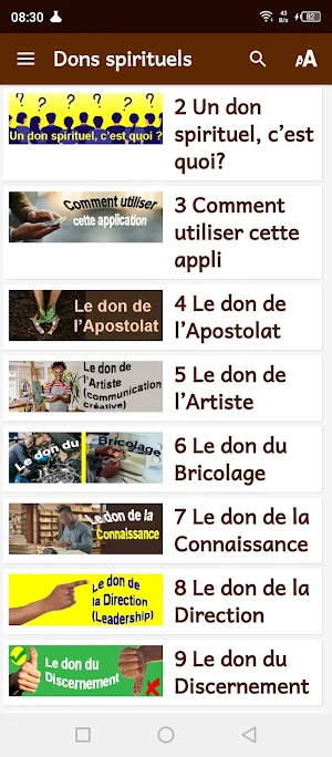 Dons spirituels Screenshot 0