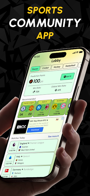 Acebookie: Sports Community Screenshot 0
