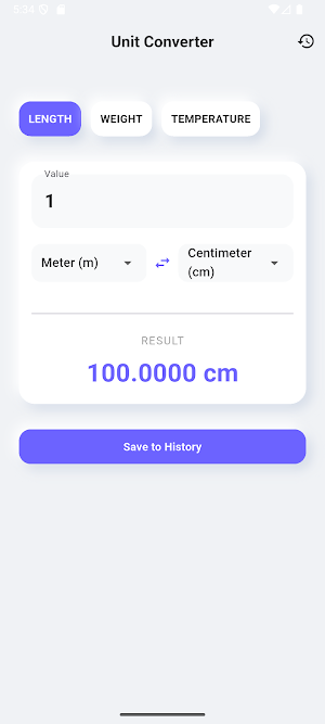 Unit Converter Screenshot 0