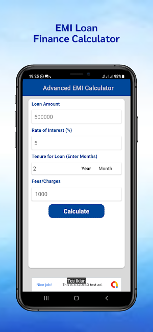 LoanCash - EMI Loan Calculator Screenshot 2