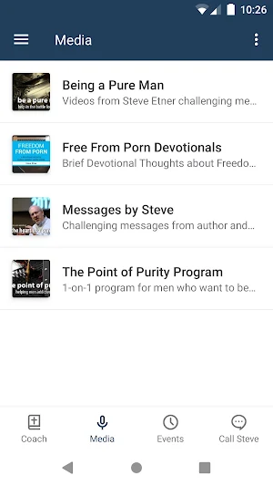 My Purity Coach Screenshot 1