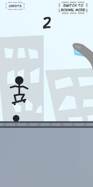 Stickman Skate Endless Run Screenshot 1
