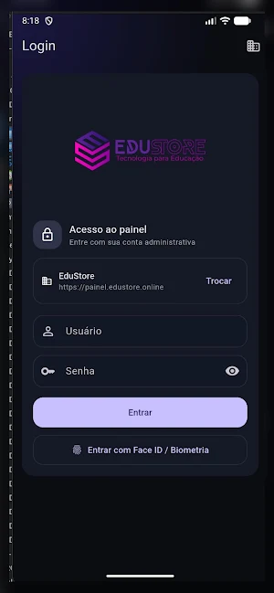Painel - EduStore Screenshot 1