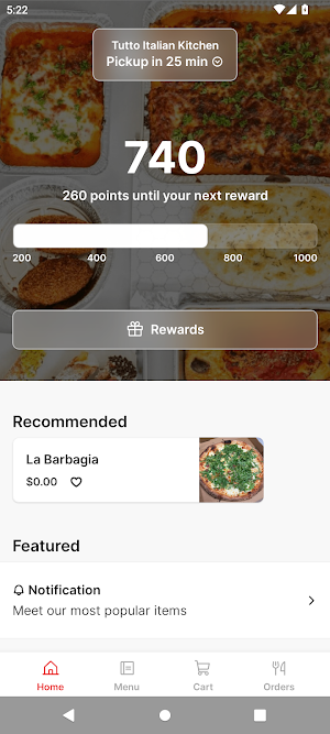 Tutto Italian Kitchen Screenshot 0