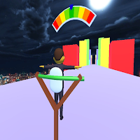 Neon Flying Man 3D