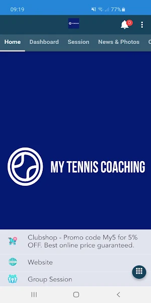 My Tennis Coaching Screenshot 0