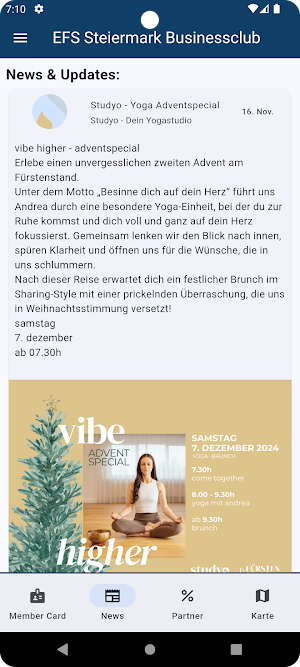 EFS Steiermark Businessclub Screenshot 1