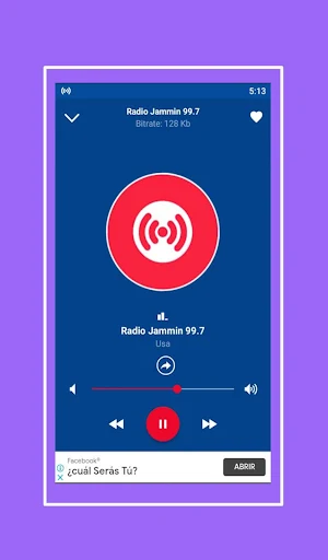 radio for jammin 99.7 Screenshot 0