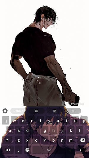 Toji Fushiguro Keyboard Theme Screenshot 1