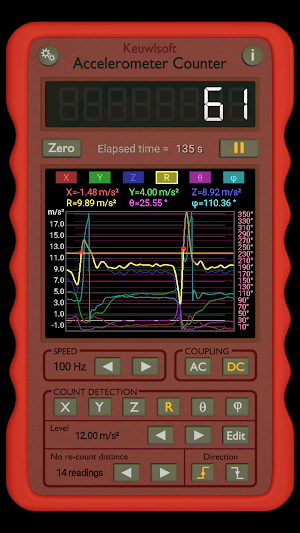Accelerometer Counter Screenshot 0