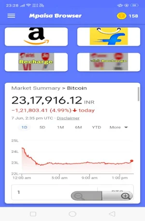MPaisa Brwser Recharge Browser Screenshot 2