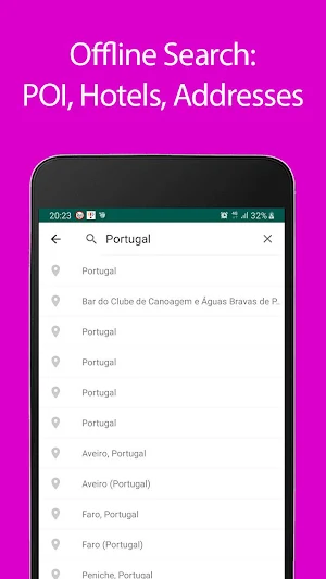 Portugal Offline Map and Travel Guide Screenshot 2