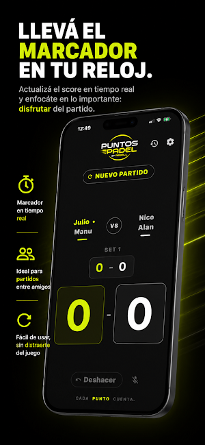 Puntos Padel Screenshot 2