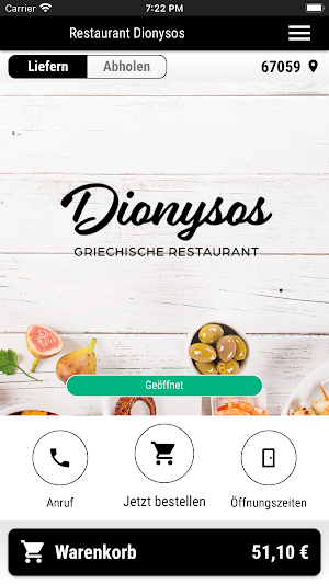 Restaurant Dionysos Screenshot 0