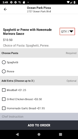 Ocean Park Pizza Screenshot 2