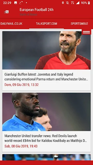 European Football 24h Screenshot 0