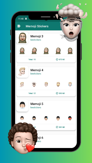 Memoji Stickers For WhatsApp Screenshot 2