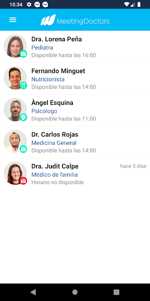 MeetingDoctors Chat Médico Screenshot 3