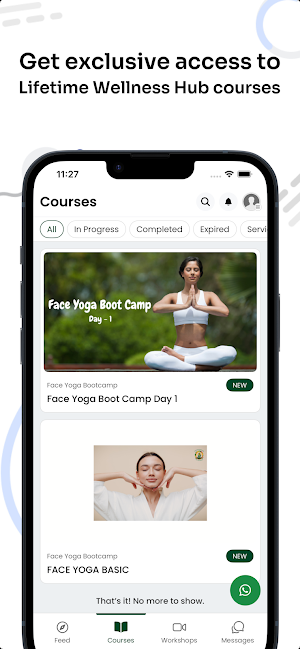 Lifetime Wellness Hub Screenshot 2