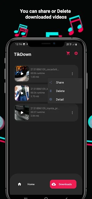 TikDown : TT Video Downloader Screenshot 3