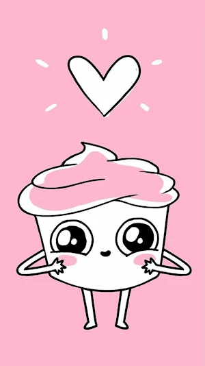 Kawaii Pink Wallpaper Screenshot 0
