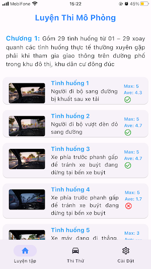 Luyện thi mô phỏng 120 TH Screenshot 0