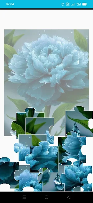 Beautiful Flower Game Puzzle Screenshot 2