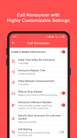 Caller Name Announcer and Flash Alerts: Hands-Free screenshot 2