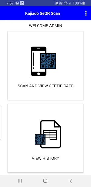 Kajiado SeQR Scan Screenshot 2