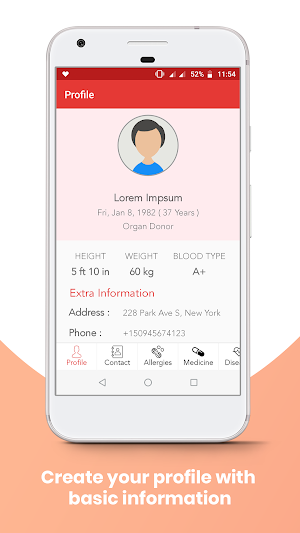ICE - In Case of Emergency - Medical Contact Card Screenshot 1