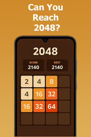 2048 Puzzle: Merge Numbers Screenshot 2