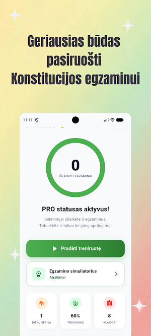 LT Konstitucijos testai Screenshot 0