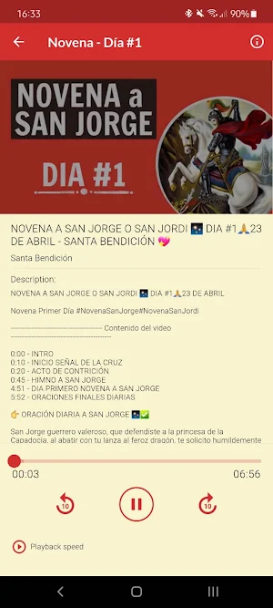 San Jorge: Oraciones y más Screenshot 3