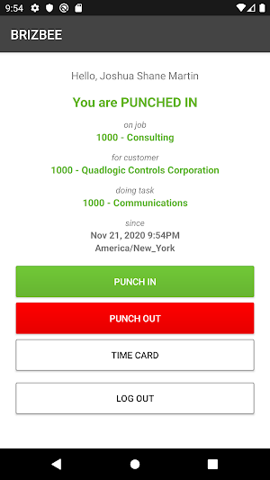 BRIZBEE Time Tracking Screenshot 3