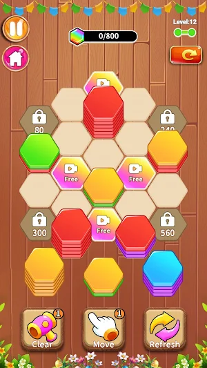 Hexa Sort - Color Sort Screenshot 2