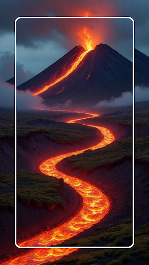 Volcano Wallpaper 4K HD Screenshot 2