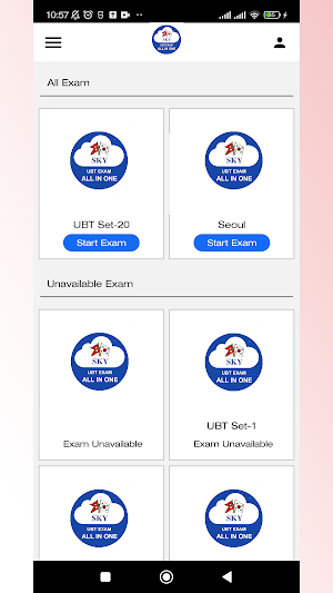 SKY UBT Exam Screenshot 3