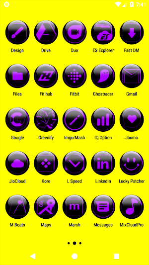 Purple Glass Orb Icon Pack Screenshot 2