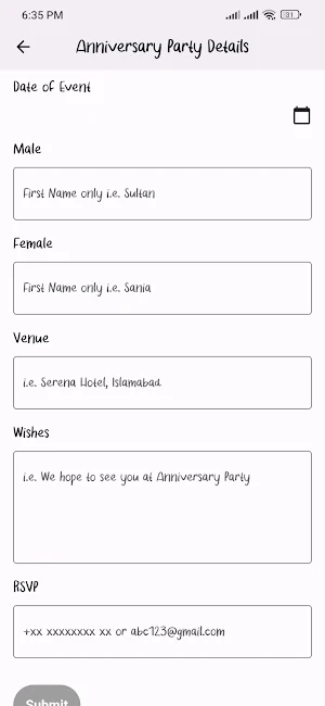 Invitation Card Maker-Greeting Screenshot 1