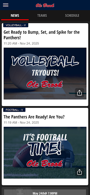 Brookhaven Athletics Screenshot 1