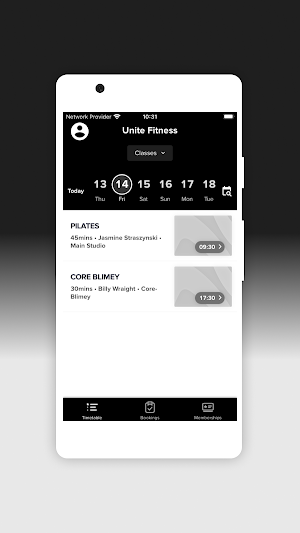 Unite-Fitness Screenshot 1