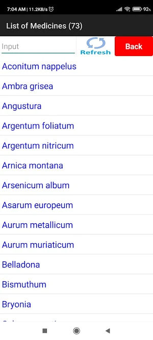 Materia Medica Pura Screenshot 1