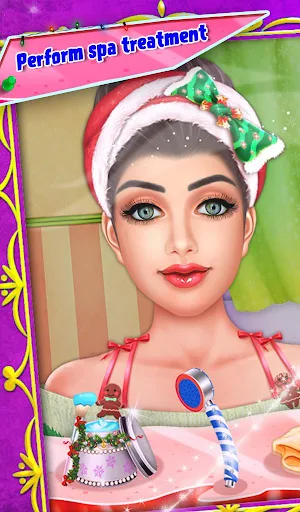 Christmas Makeup Dressup Games Screenshot 2