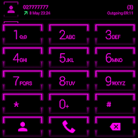 Theme for ExDialer Neon Purple