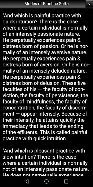 Modes of Practice Sutta Screenshot 2