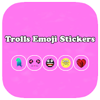 Trolls Emoji Stickers Face