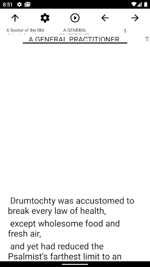 Book, A Doctor of the Old Scho Screenshot 1