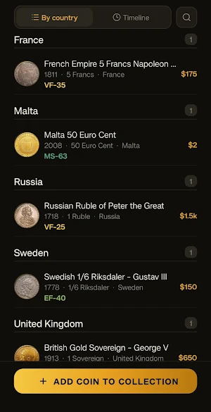 Numisma: Coin Collection Screenshot 2